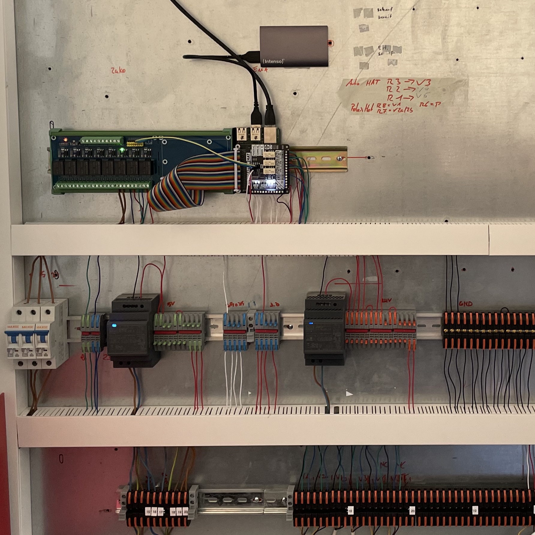 Version 2: The expanded control cabinet